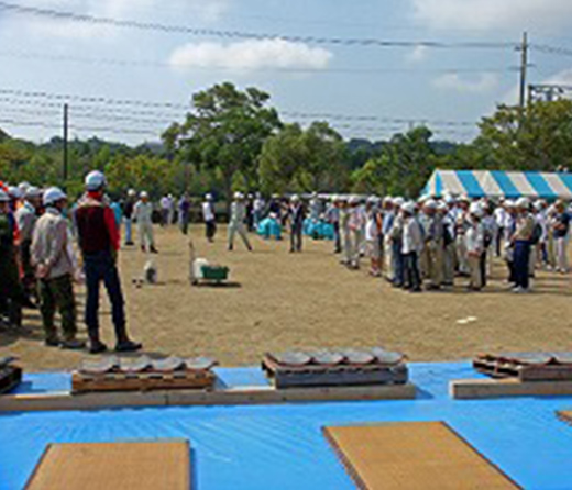 写真1：総合防災訓練